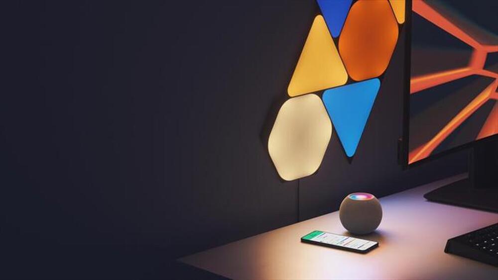 "NANOLEAF - Lampada a sospensione SHAPES HEXAGONS (9 LIGHT)-Black"