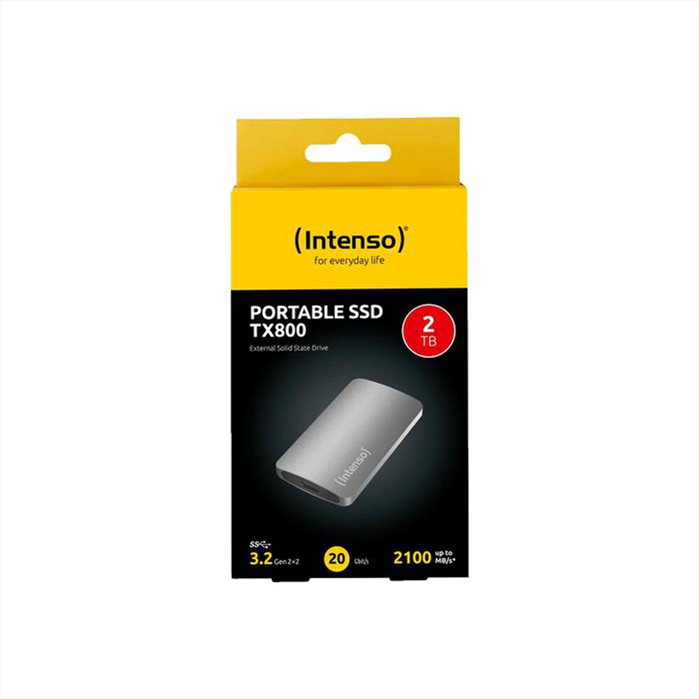 "INTENSO - SSD ESTERNA 2 TB TX800-ANTRACITE"