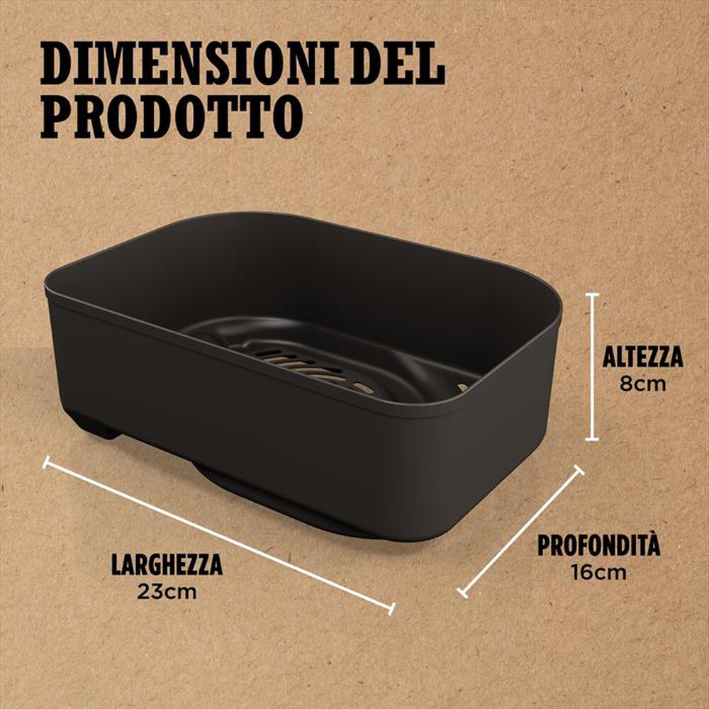 "NINJA - Cestello per frittura ad aria per BBQ Woodfire-NERO"