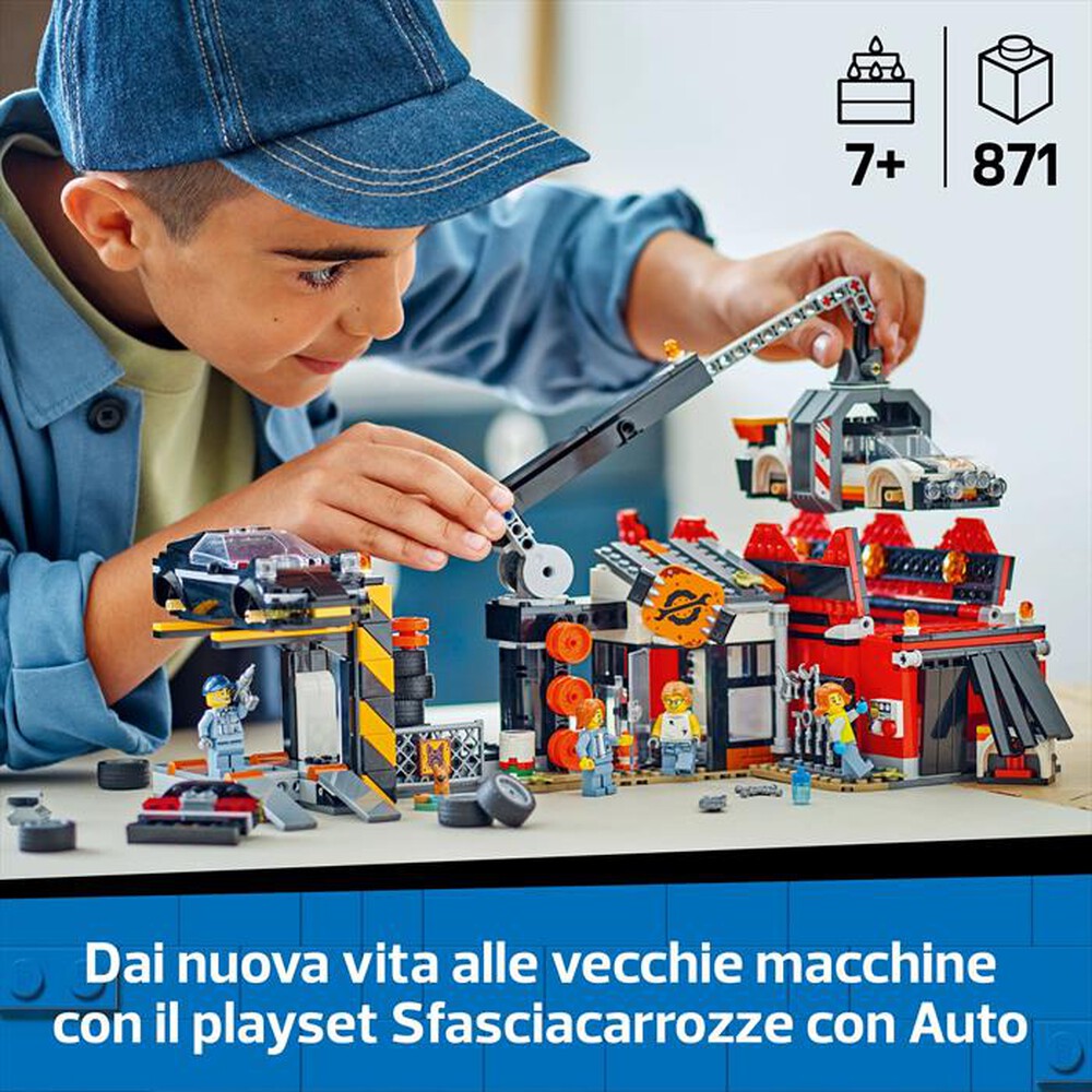 Immagine del prodotto LEGO - MY CITY Sfasciacarrozze con auto 60472