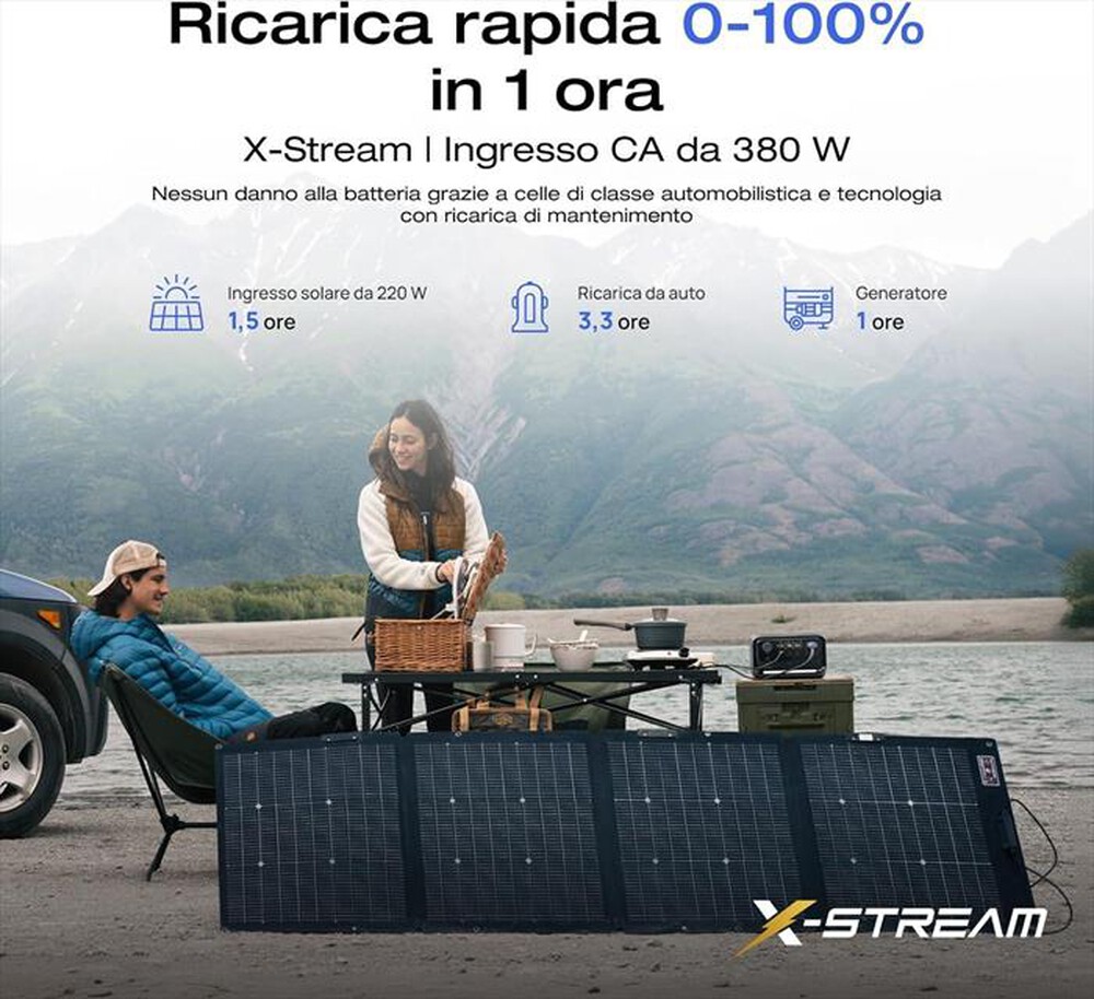 Immagine del prodotto ECOFLOW - Power station RIVER 3 PLUS-Nero