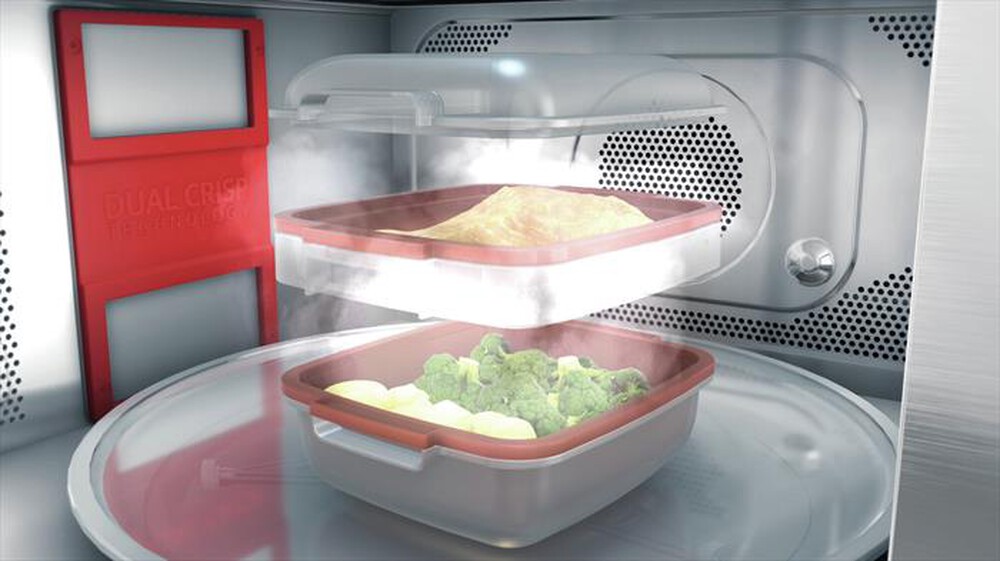 "WHIRLPOOL - Forno microonde SUPREME CHEF MWSC 9133 SX-Nero, Stainless steel"