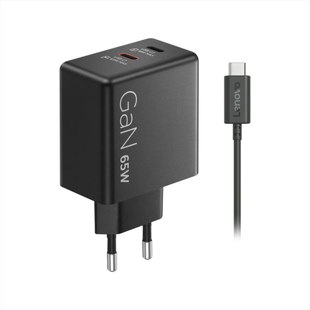 Immagine del prodotto LENOVO - DUAL USB-C 65W GAN CHARGER NERO-NERO