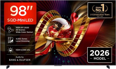 TCL - Smart TV SQD Mini LED 4K 98" 98C8L-Nero