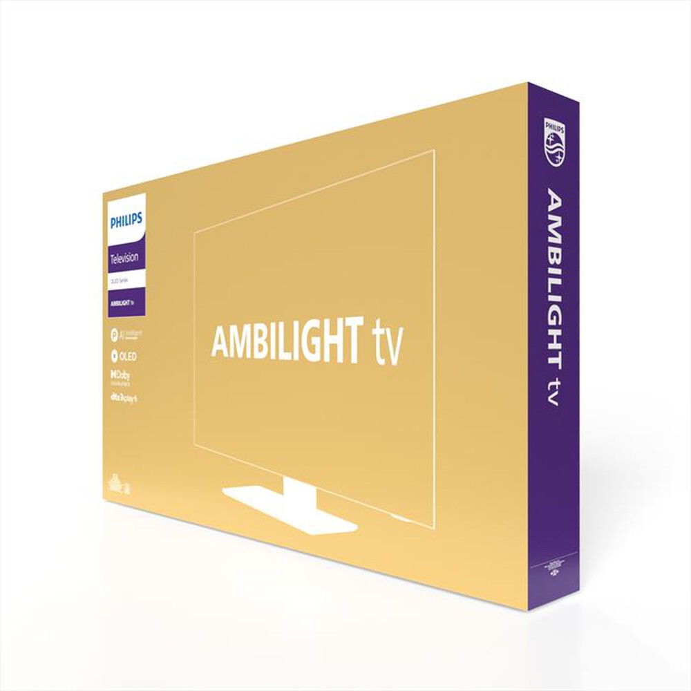 "PHILIPS - Ambilight Smart TV OLED UHD 4K 48\" 48OLED718/12-Metallo"