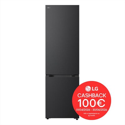 LG - Frigorifero combinato GBBS726BEV Classe B 375lt-Nero