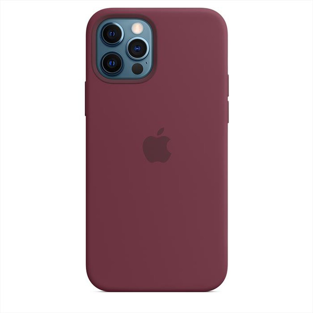 "APPLE - Custodia MagSafe in silicone iPhone 12/12 Pro-Prugna"