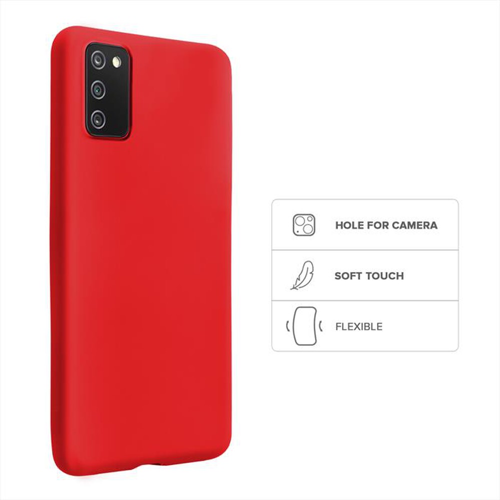 "SBS - Cover Rainbow TERBWSAA03SRED per Samsung A03s-Rosso"
