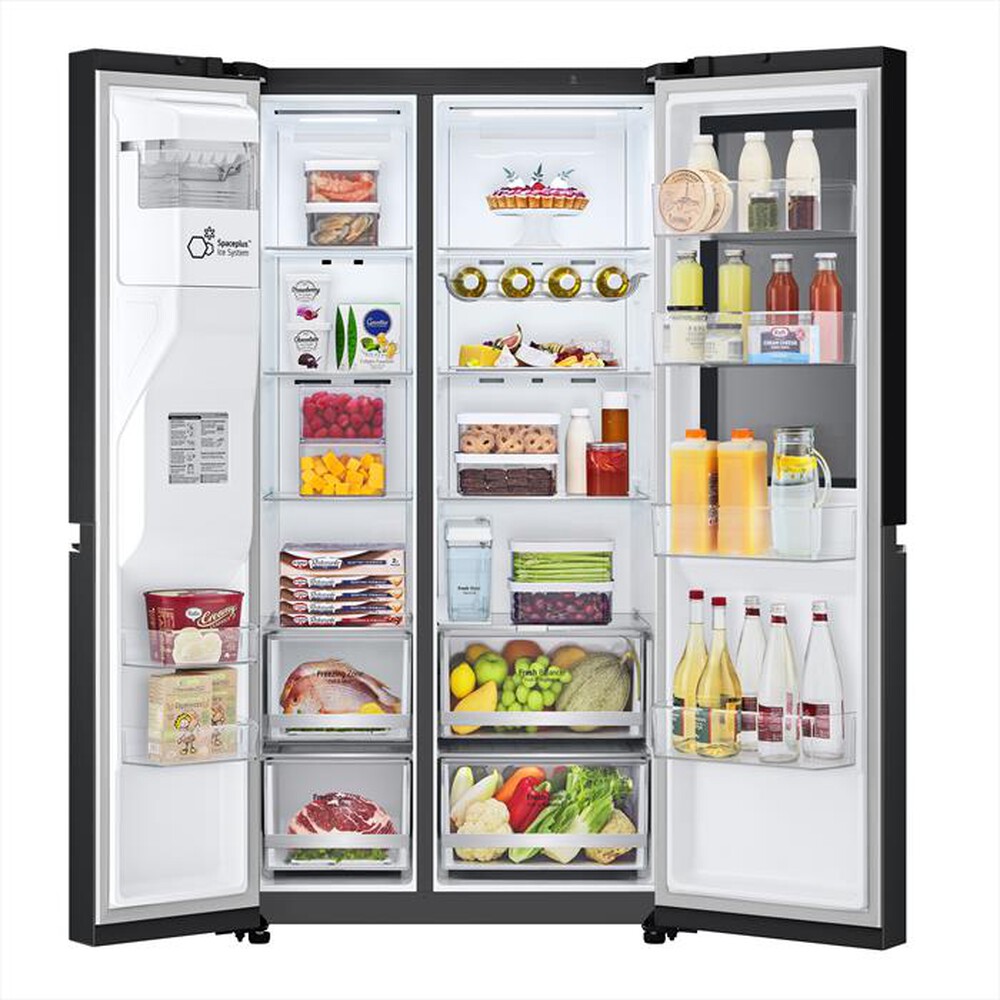 "LG - Frigorifero side by side GSGV81EPLL InstaView - E-Black"