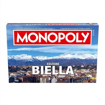 WINNING MOVES - MONOPOLY - EDIZIONE BIELLA-blu
