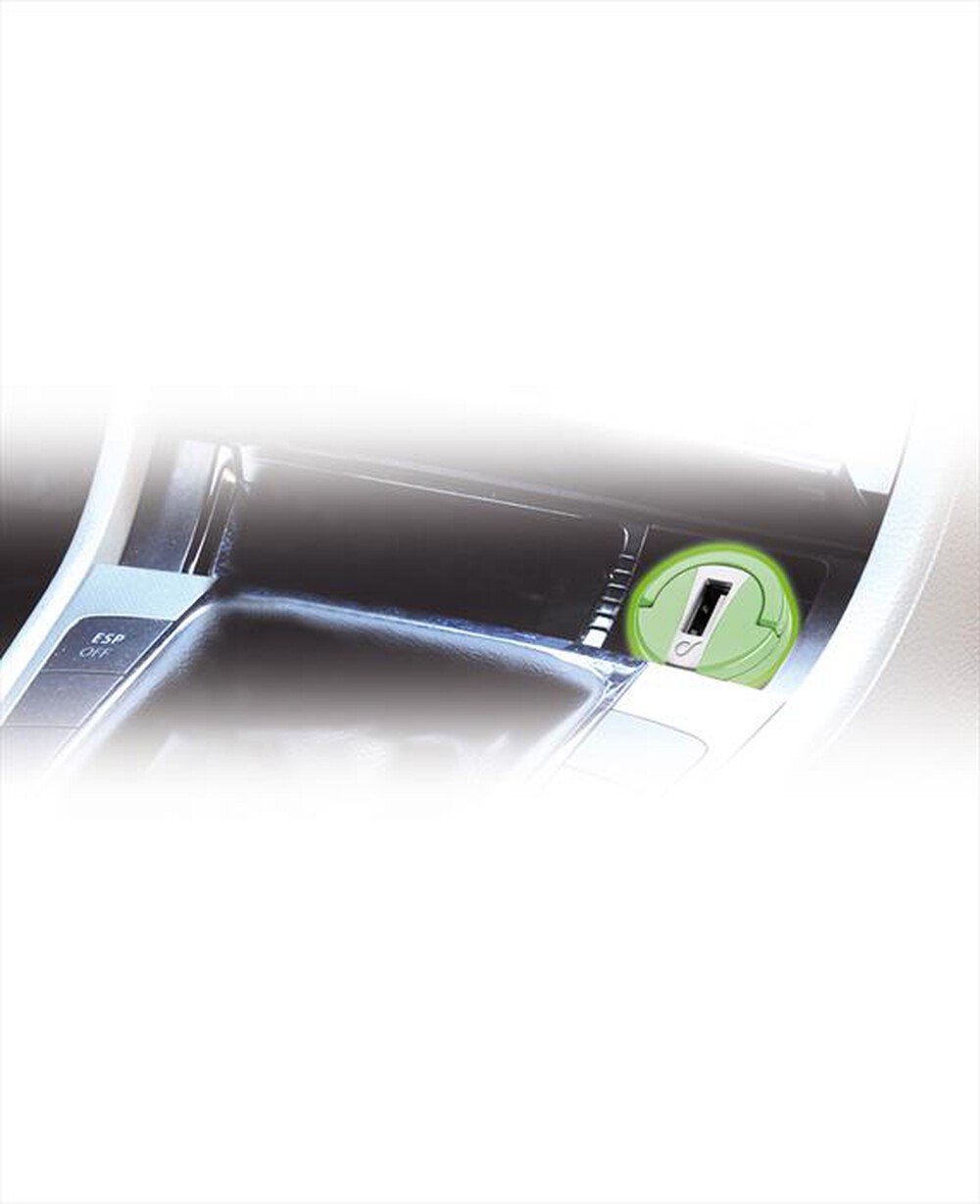"CELLULARLINE - USB Car Micro Charger MICROCBRUSBG-Verde"