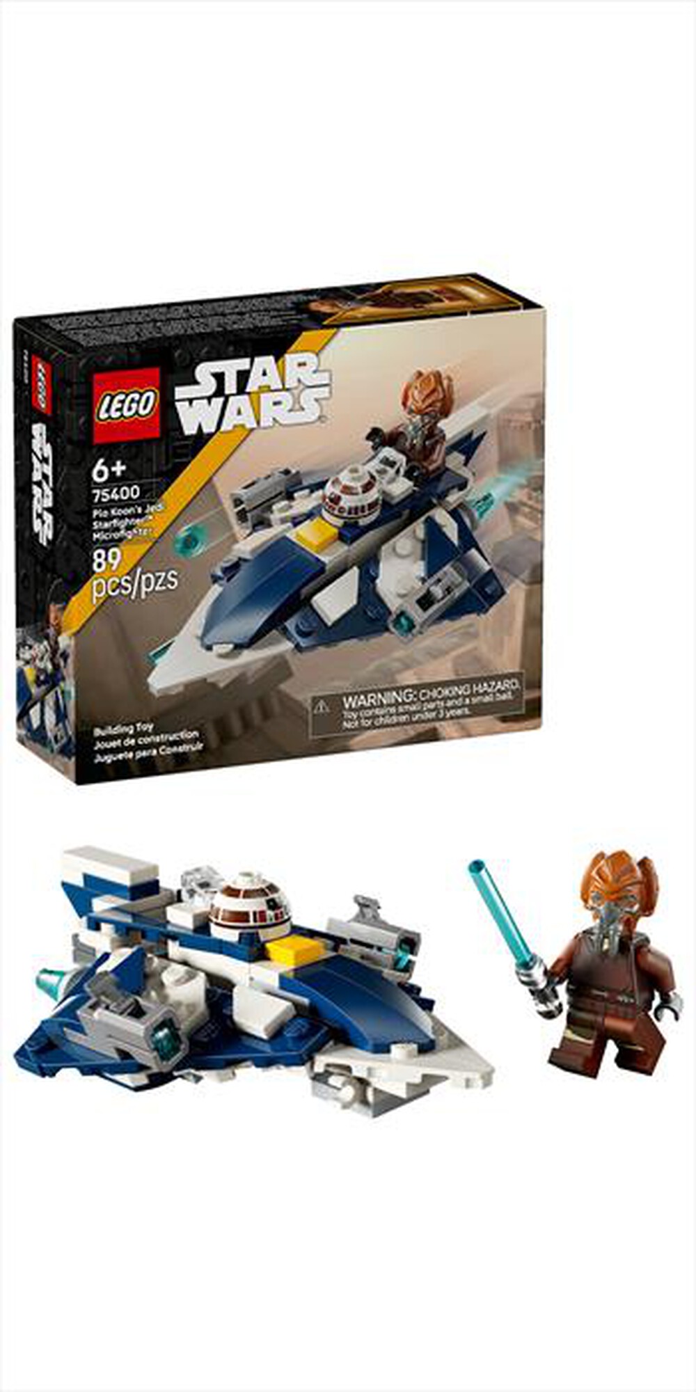 "LEGO - MICROFIGHTER JEDI STARFIGHTER DI PLO KOON-,"