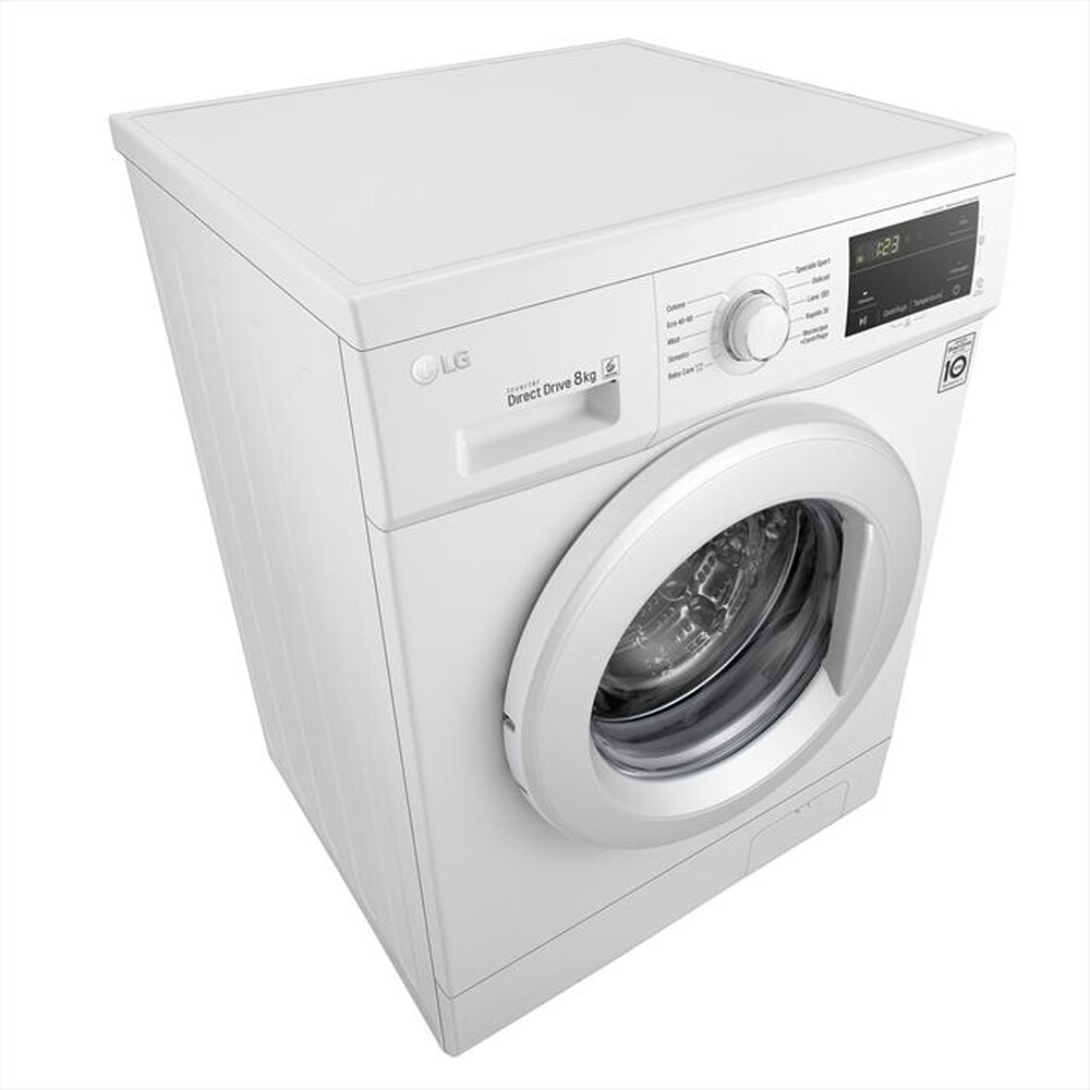 "LG - Lavatrice F4J3TN3WE 8 Kg Classe D-White"