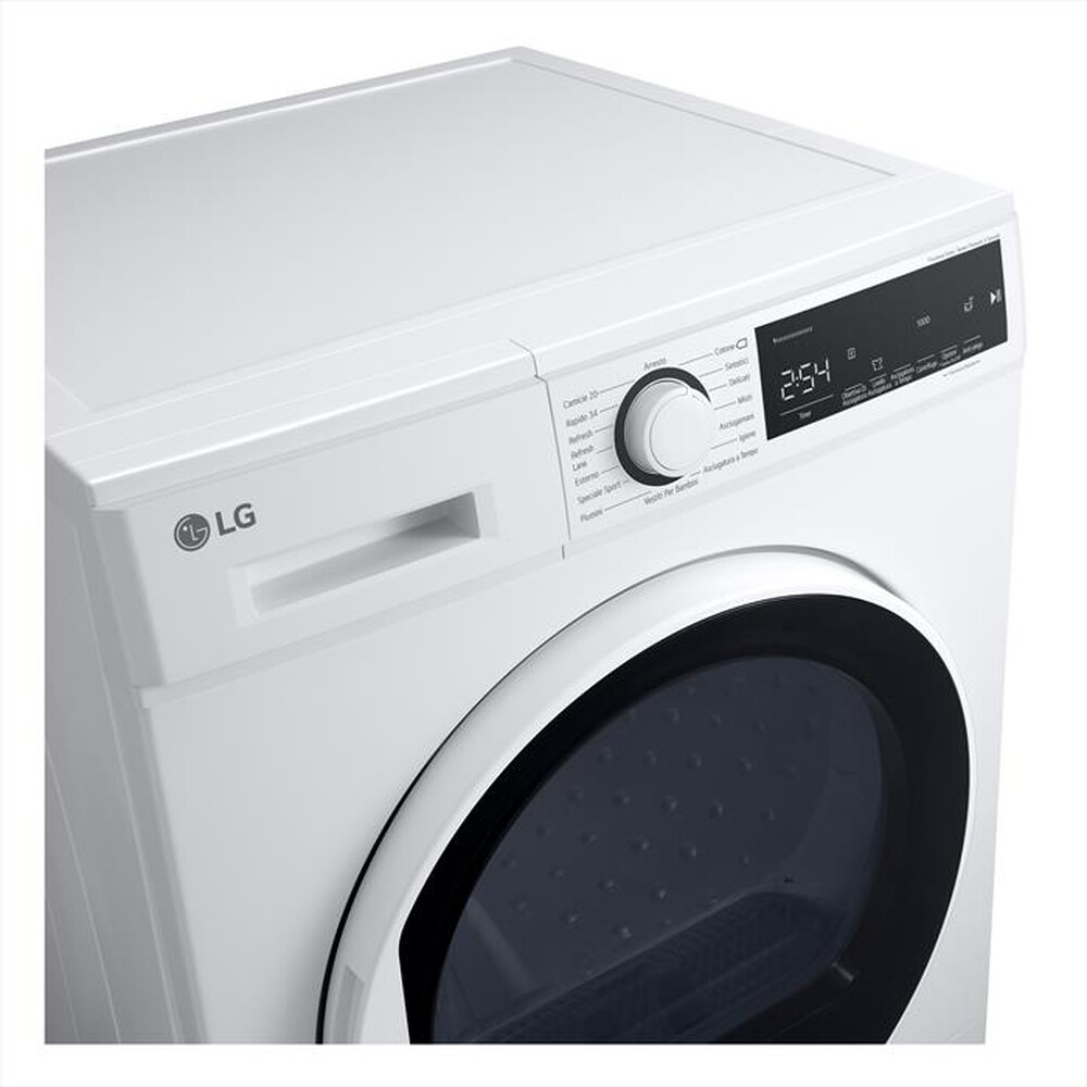 "LG - Asciugatrice RH80M2AV6R - 8 Kg - A++-Bianco"