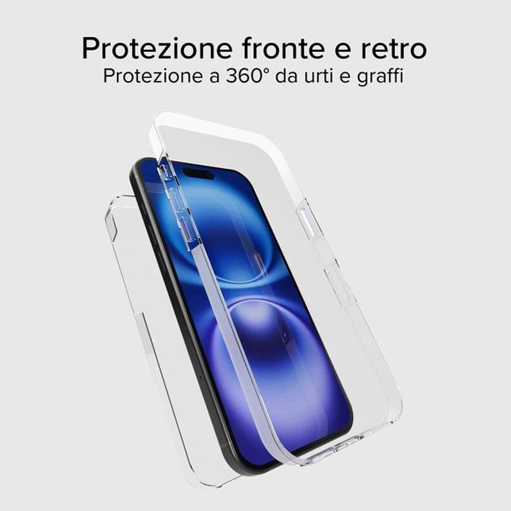 Immagine del prodotto SBS - Cover protezione front/post per iPhone 16 Pro Max-Trasparente