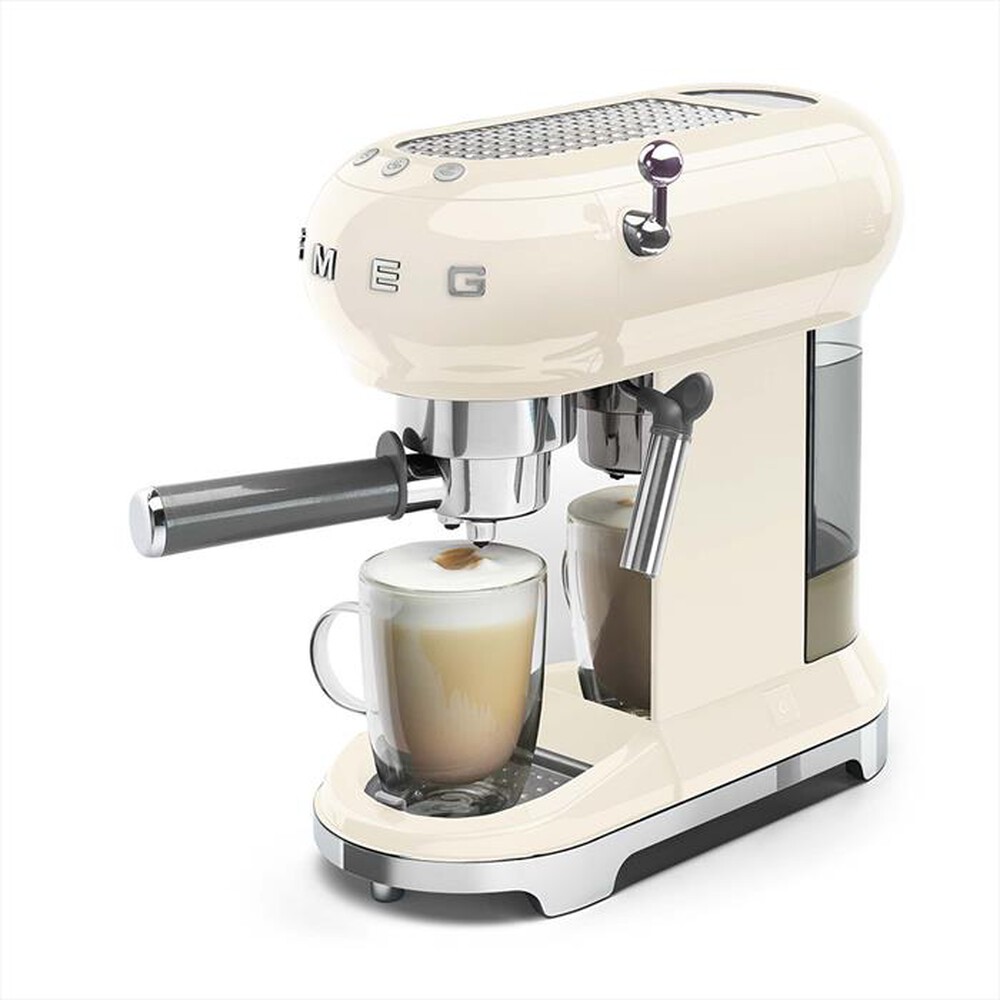 "SMEG - Macchina da Caffè Manuale 50's Style – ECF01CREU-panna"