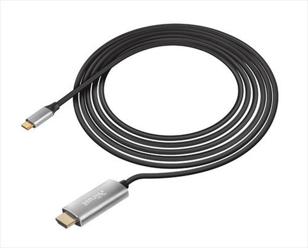 "TRUST - CALYX USB-C TO HDMI CABLE - Black/Grey"