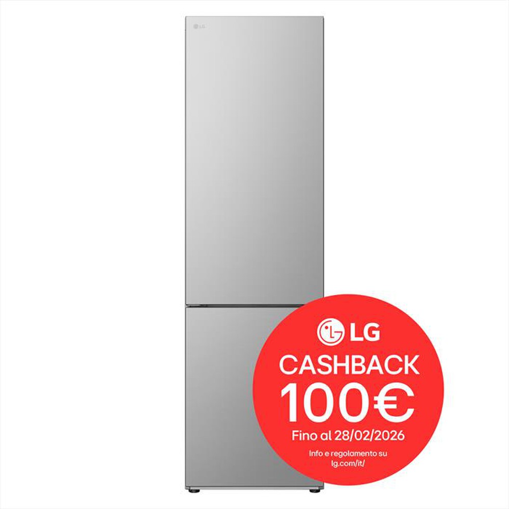 LG - Frigorifero combinato GBV22NCBPY Classe B 387 lt-Prime Silver