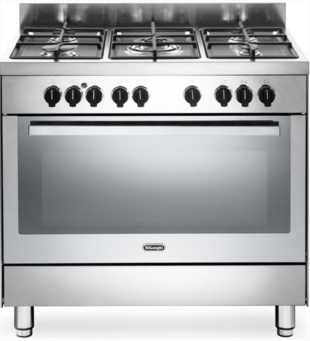 "DE LONGHI - Cucina a gas PMX 96 ED Classe A-Inox"