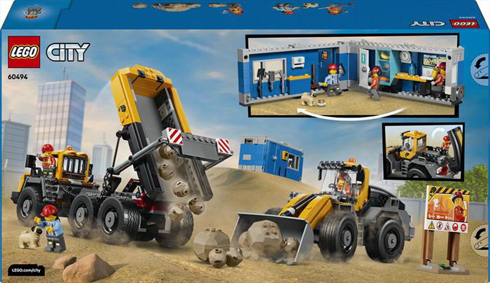 Immagine del prodotto LEGO - CITY Camion ribaltabile e pala meccanica - 60494