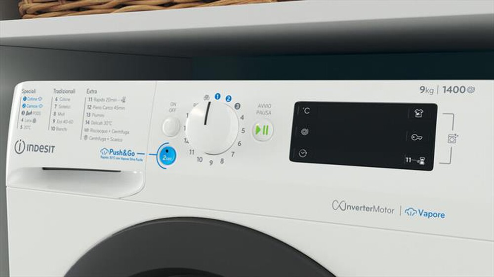 "INDESIT - Lavatrice BWE 91498X WKV IT 9 Kg Classe A"