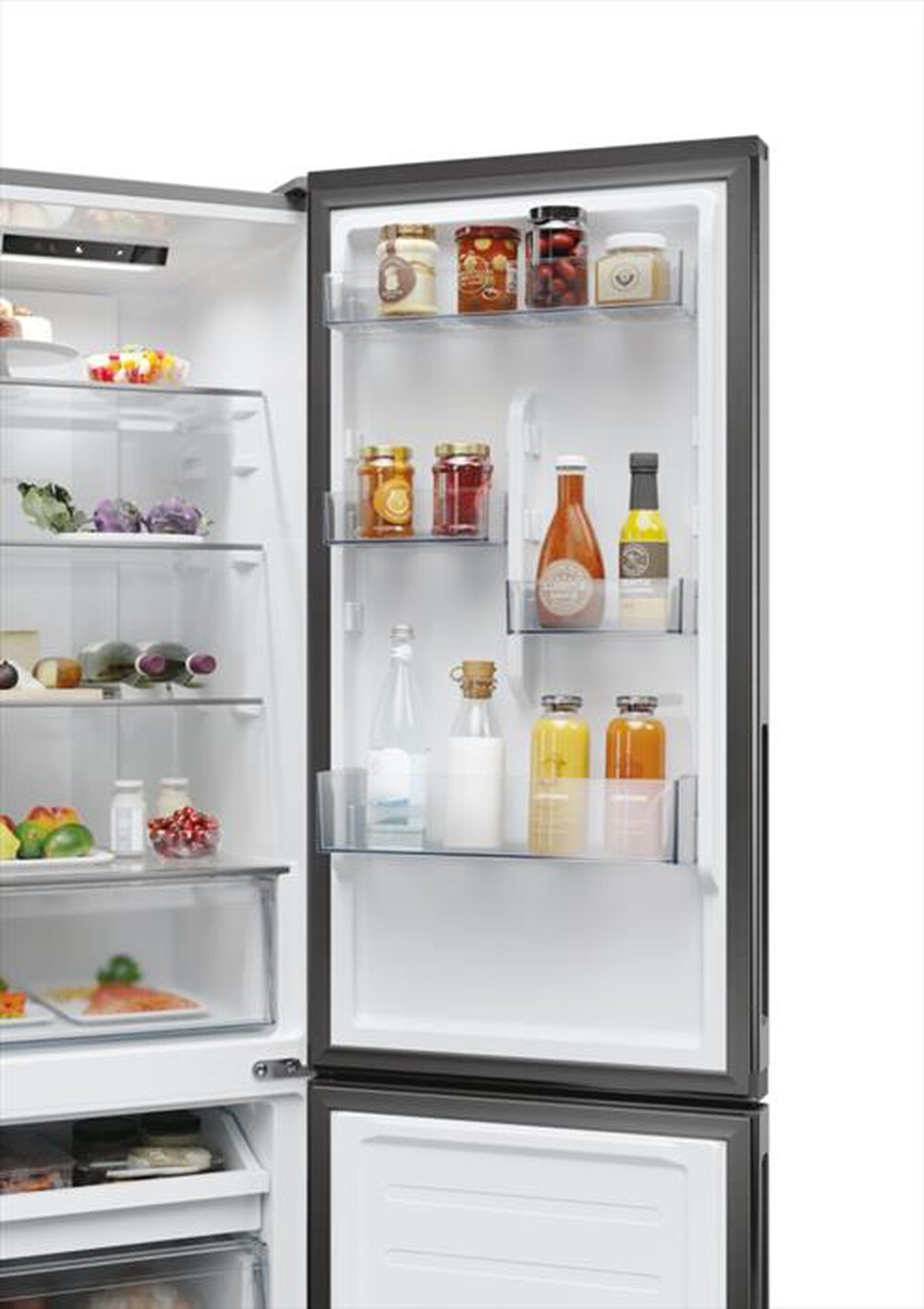 Immagine del prodotto CANDY - Frigorifero combinato CNCQ2T518EX Classe E 279 lt-Acciaio inox