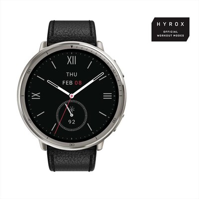 AMAZFIT - Smartwatch ACTIVE 2 ROUND PREMIUM ED-Black+red