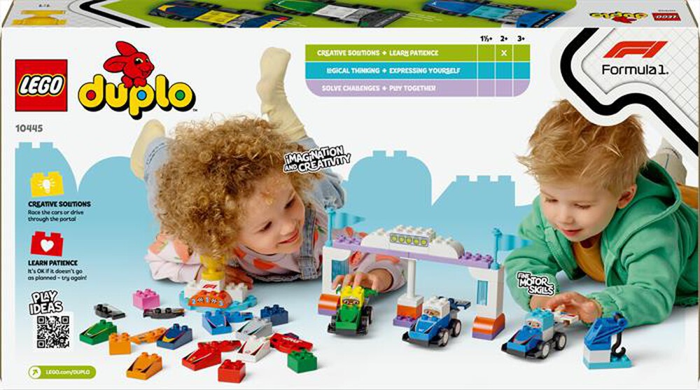 Immagine del prodotto LEGO - DUPLO Town Auto da corsa e piloti Team F1&reg; 10445
