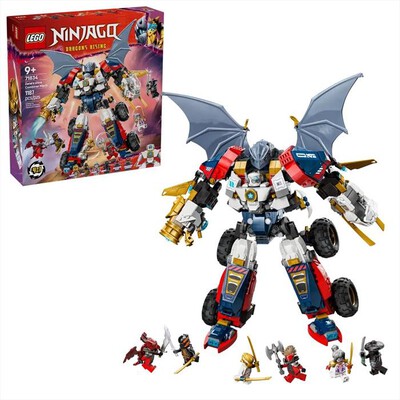 LEGO - NINJAGO Mech Ultra Combinatore di Zane - 71834-Multicolore