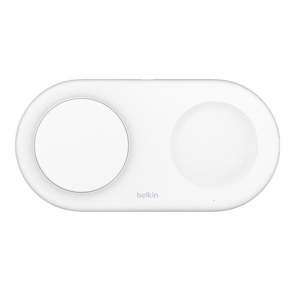 "BELKIN - TAPPETINO DI RICARICA WIRLESS MAGNETICO 2IN1 15W-Bianco"