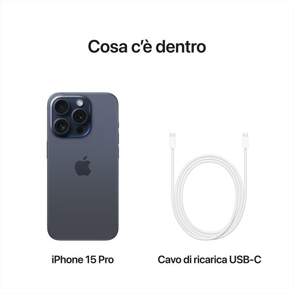 "APPLE - iPhone 15 Pro 128GB-Titanio Blu"