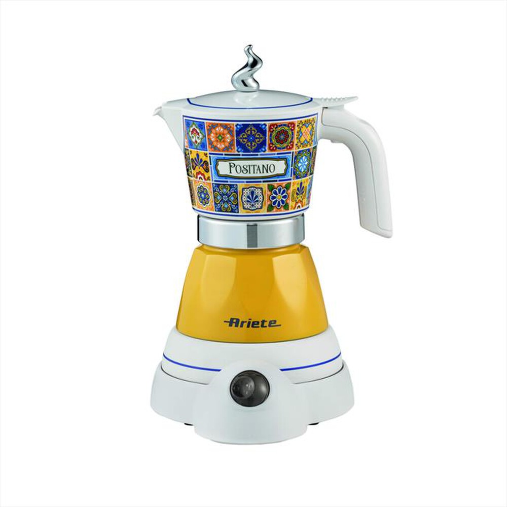 Immagine del prodotto ARIETE - Moka elettrica 1358A CAF ARIETE "POSITANO" INT-Bianco, Giallo