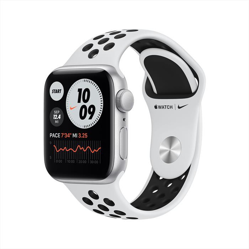 "APPLE - Watch Nike SE GPS 40mm Alluminio Silver-Sport Pure Platinum/Black"