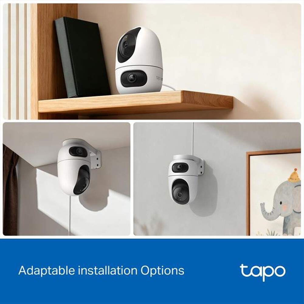Immagine del prodotto TP-LINK - IP CAM MOTORIZZATA CON DOPPIO OBIETTIVO-Bianco