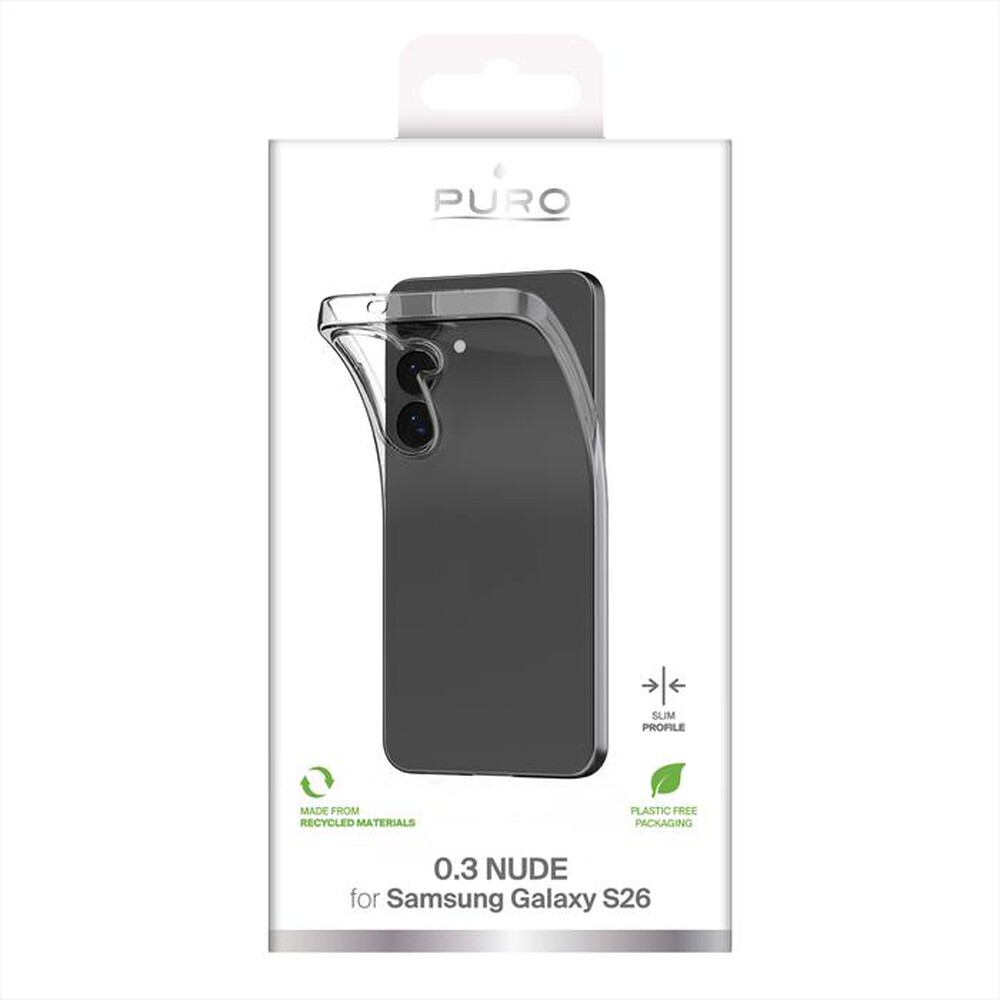 Immagine del prodotto PURO - Cover in TPU ultra-slim 0.3 NUDE per Samsung S26-Trasparente