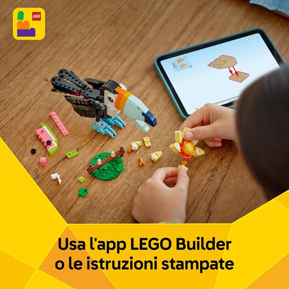 Immagine del prodotto LEGO - CREATOR Animali selvatici: tucano tropicale 31173