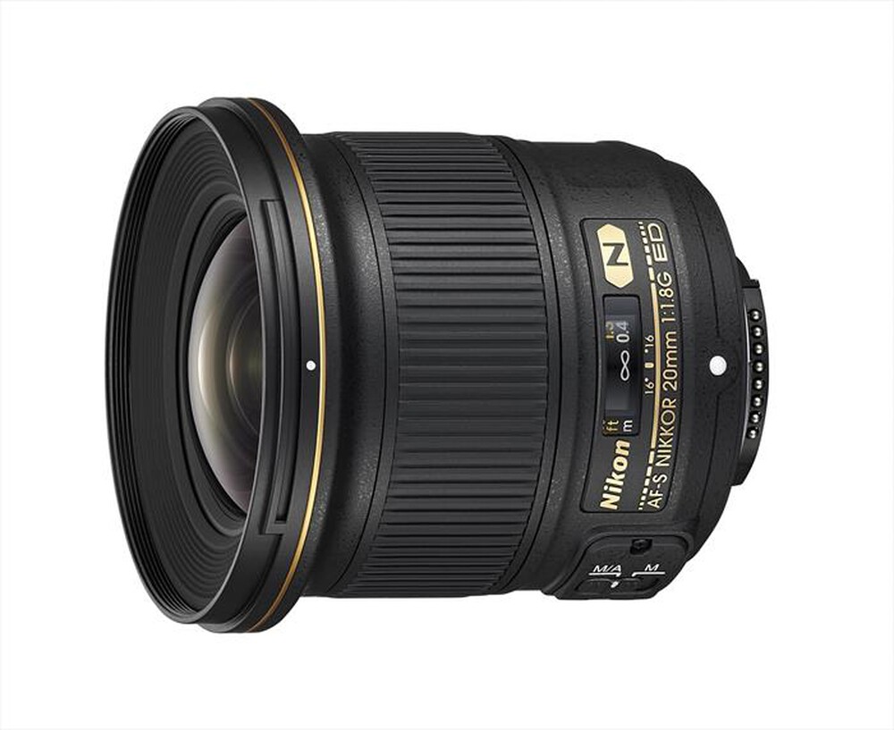 "NIKON - AF-S Nikkor 20mm f/1.8G ED-Black"