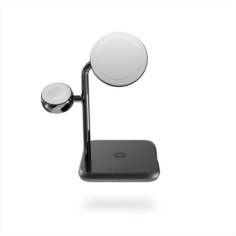 "ZENS - 4-IN-1 MAGSAFE + WATCH WIRELESS CHARGING STATION-Black - Nero"