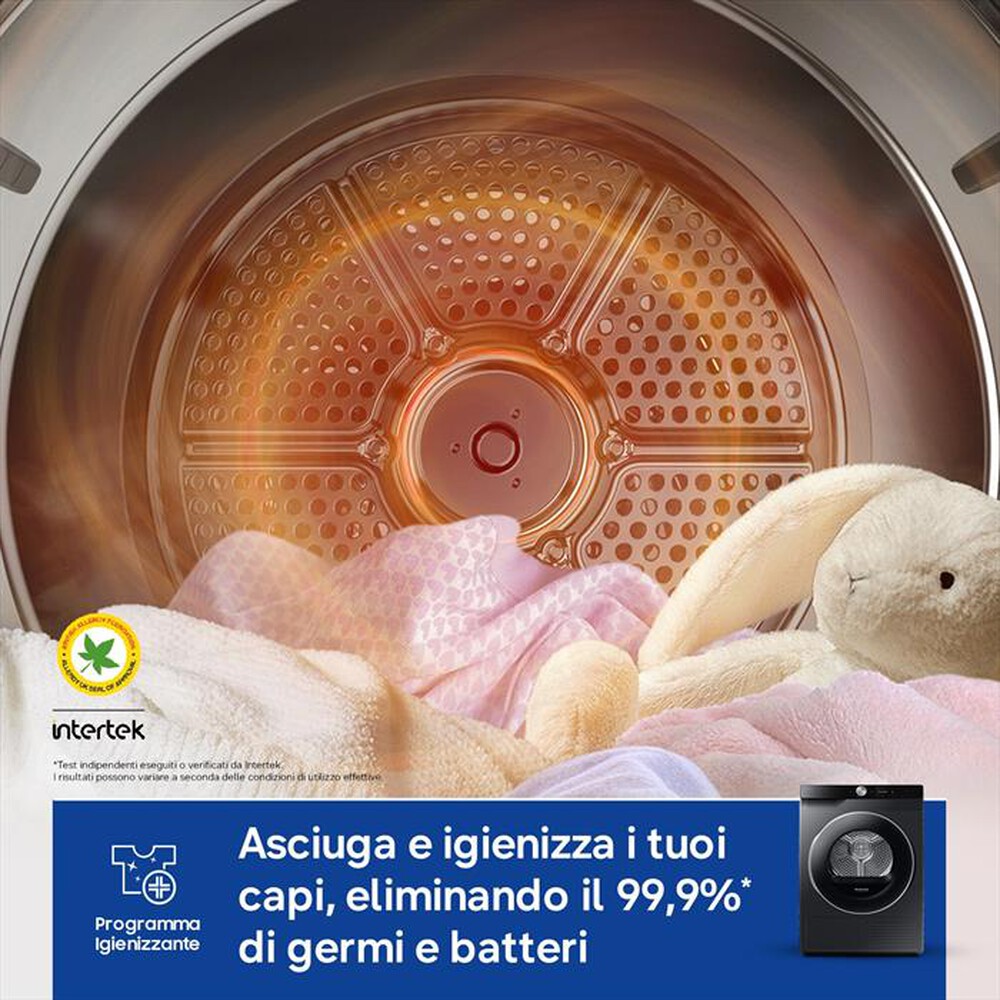 Immagine del prodotto SAMSUNG - Asciugatrice DV90DG6845LBU3 9Kg Classe A-Nero