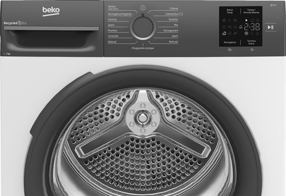 "BEKO - ASCIUGATRICE BMEUTS372A 7KG CLASSE A++-Grey,White"