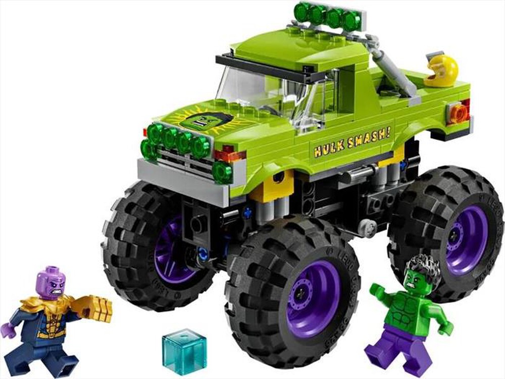 "LEGO - MARVEL Truck di Hulk contro Thanos - 76312-Multicolore"