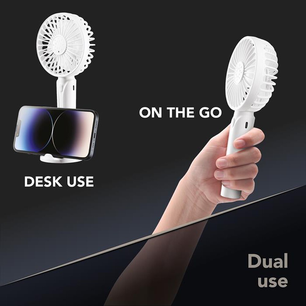 Immagine del prodotto CELLULARLINE - Ventilatore portatile PORTABLEFANW-Bianco