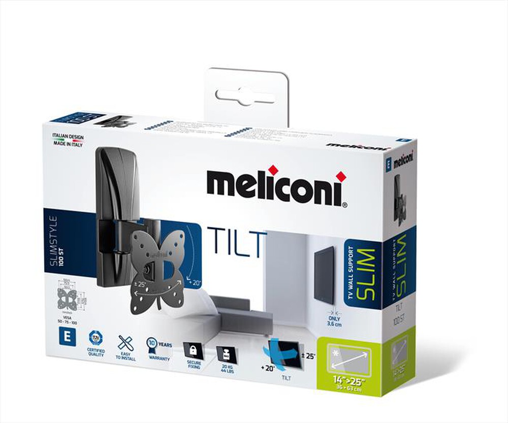 "MELICONI - Slimstyle 100 ST-Nero"