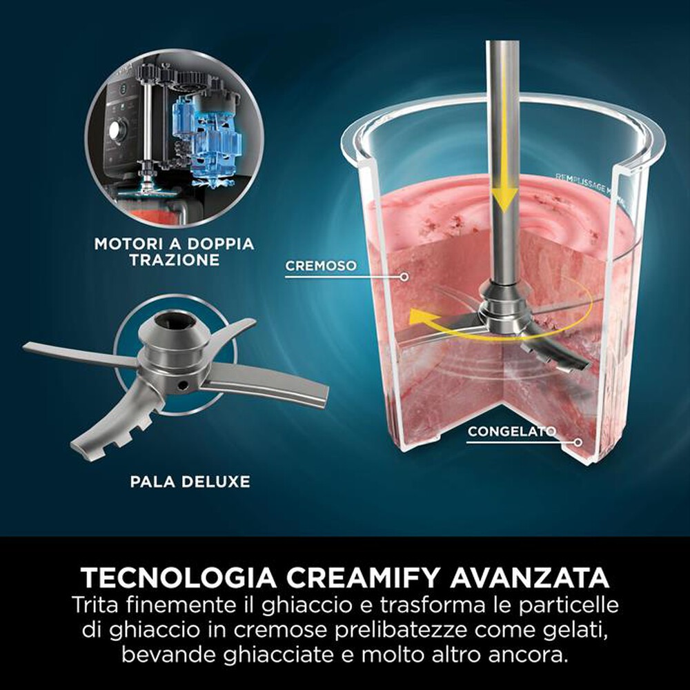 "NINJA - GELATIERA CREAMI DELUXE NC501EU-Argento"