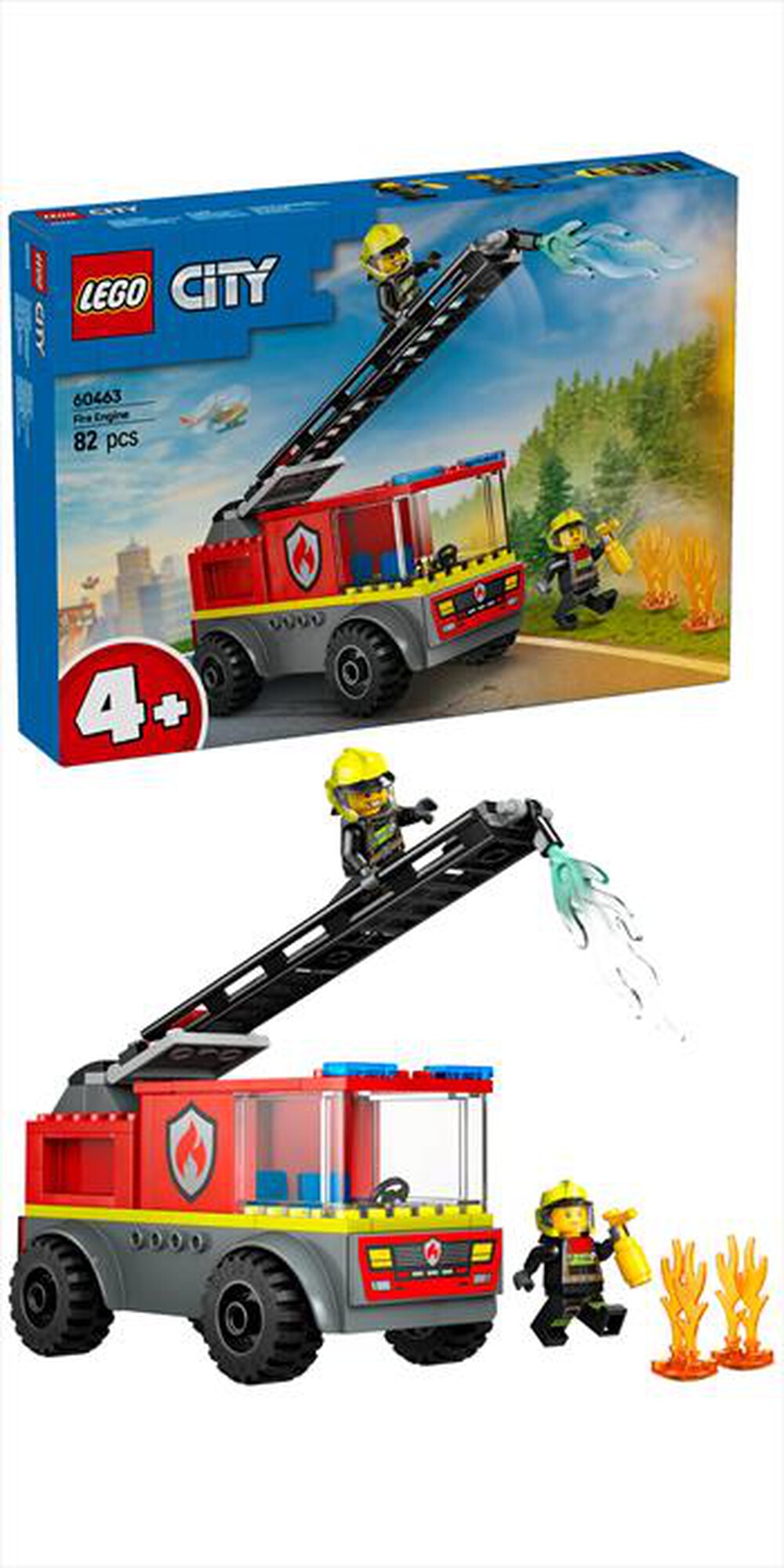 Immagine del prodotto LEGO - CITY Fire Autopompa con scala 60463