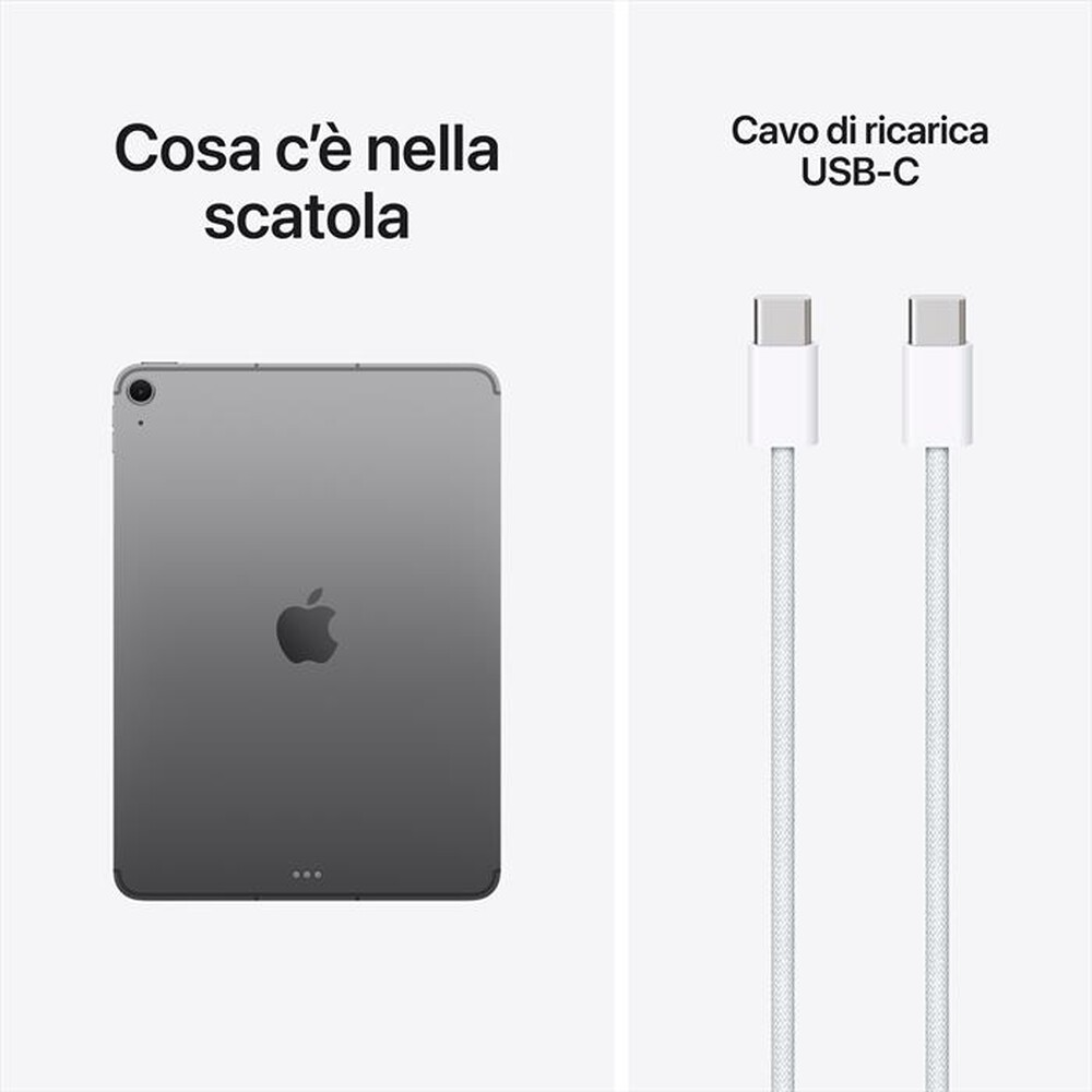 Immagine del prodotto APPLE - iPad Air 11" M4 WiFi + Cellular 256GB-Grigio Siderale