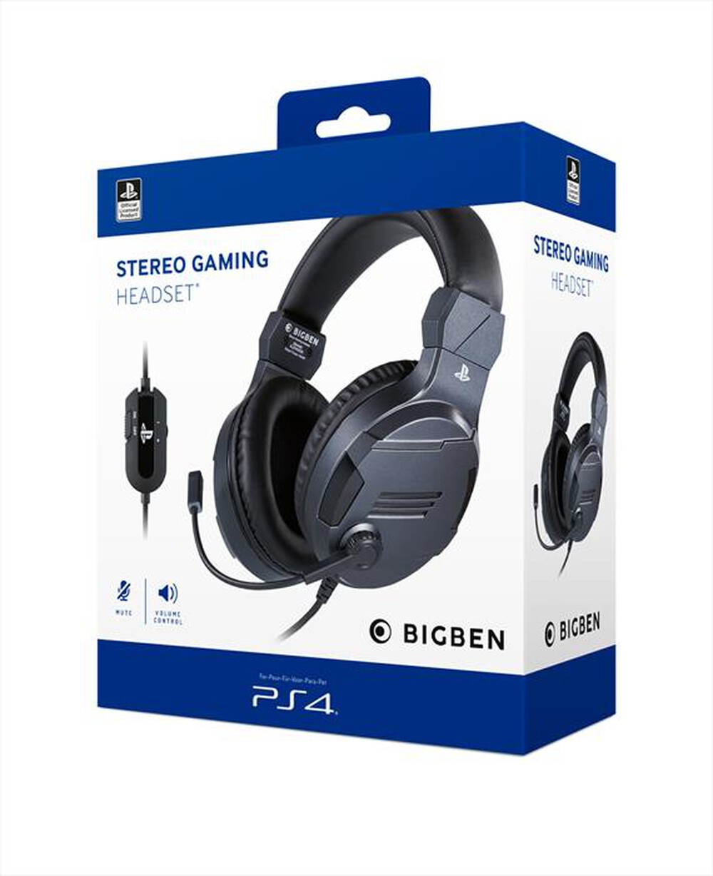 "BIG BEN - CUFFIE GAMING STEREO V3 PS5-Nero/Titanio"