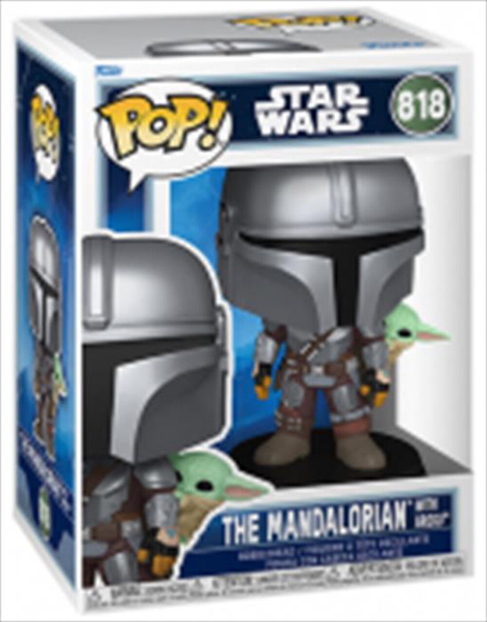 Immagine del prodotto FUNKO - POP Star Wars The Mandalorian w/Grogu 818 - 90443