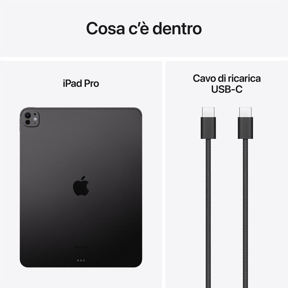 "APPLE - iPad Pro 13'' Wi-Fi 1TB Standard glass-NeroSiderale"