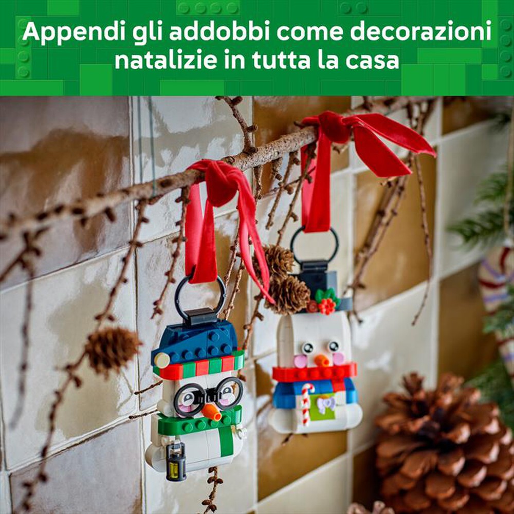 Immagine del prodotto LEGO - Pupazzi di neve ornamentali - 40812